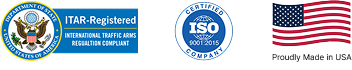 ITAR and ISO Logos